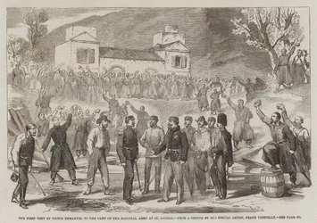 The First Visit of Victor Emmanuel to the Camp of the National Army at St Angelo